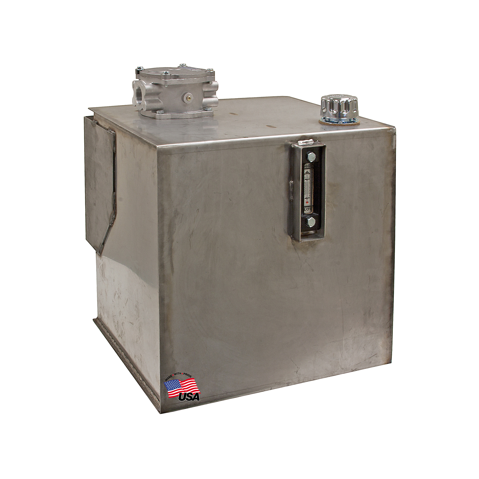 Buyers Products, Reservoir, 30 Gal, Sst, W/ Filter 10 Capacity 30 Gal, Suction Port Size 2 in, Return Port Size Multiple in, Model# SMR30SS10